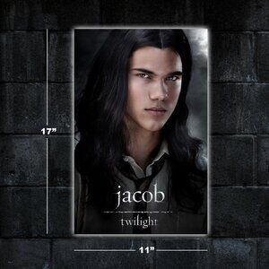 Twilight movie poster - 11x17 wall art print merch gift Jacob Taylor Lautner